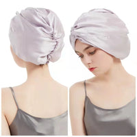 Bonnet de nuit en soie naturelle 19 mommes