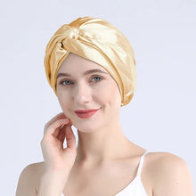 Bonnet de nuit en soie naturelle 19 mommes