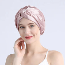 Bonnet de nuit en soie naturelle 19 mommes