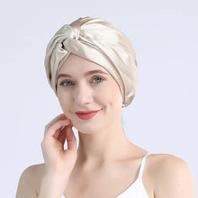 Bonnet de nuit en soie naturelle 19 mommes