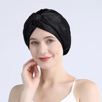 Bonnet de nuit en soie naturelle 19 mommes